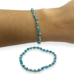 VOL-104-1 Pulsera Elastizada - Variedad de Colores Cristal de Roca - comprar online
