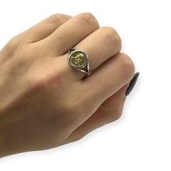 MAAN-179/3 Anillo Papa Francisco - Últimas Unidades Plata y Oro - comprar online