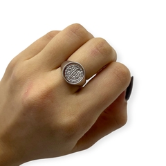 AG-335-PL Anillo Reversible San Benito Plata 925 (SIN ESTUCHE) - tienda online