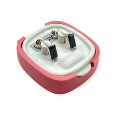 ART-1000 Abridores Cuadrados Cubics - Variedad de Colores (7x4 mm) Plata 925 - tienda online