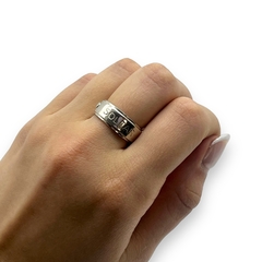 AV 781 - SOLTAR Anillo con Frase Plata 925