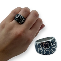 0297 Anillo de Diseño Acero Quirúrgico
