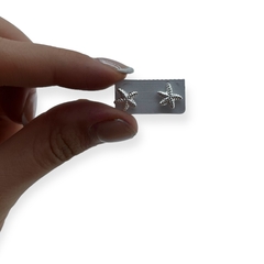 3544 Aros Pasantes Estrella de Mar (8 mm) Acero Blanco - comprar online