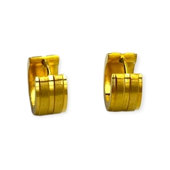 3308 Aros Cubanos (14 mm) Acero Quirúrgico Dorado en internet