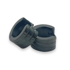 3312 Aros Cubanos Negros (15 mm) Acero Quirúrgico - comprar online