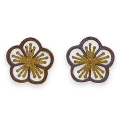 3297 Aros Pasantes Flor (15 mm) Acero Quirúrgico Dorado/Rose - comprar online