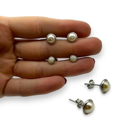 3222-9 Aros Pasantes Perlas - Variedad de Medidas Acero Quirúrgico