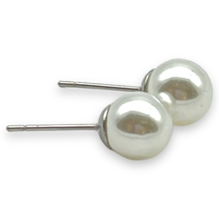 3268 Aros Pasantes Perlas - Variedad de Medidas Acero Quirúrgico - Stal Joyas