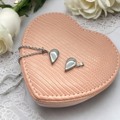 6235 Dije Amistad - Corazon Imantado Acero Quirúrgico (SIN CADENA) - Stal Joyas