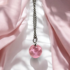 Conjunto ( 45 cm) "Cielo" - Color Rosa Nubes Encapsuladas y Brilla Oscuridad Acero Quirúrgico