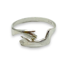 AV 009 Anillo Abrazo Plata 925 (SIN ESTUCHE) - Stal Joyas