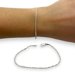 2 gr Pulsera Finita Plata Italiana