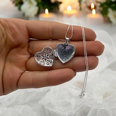 5.8 Dije Premium Relicario Corazon Plata Italiana (Sin Cadena) - comprar online