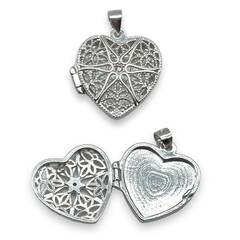 5.8 Dije Premium Relicario Corazon Plata Italiana (Sin Cadena) en internet