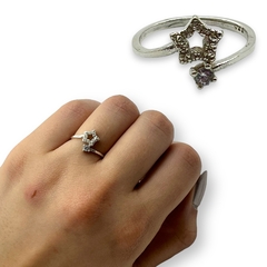 ART-161 Anillo Estrella Plata 925