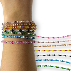 VOL-TRI Pulsera Tri-Color - Variedad de Colores Acero Blanco - comprar online