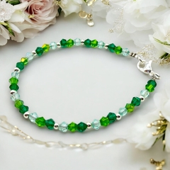 VOL-TRI Pulsera Tri-Color - Variedad de Colores Acero Blanco