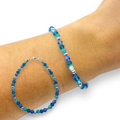 VOL-TRI Pulsera Tri-Color - Variedad de Colores Acero Blanco - Stal Joyas