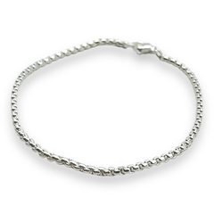 8305-PL Pulsera Finita Acero Blanco - comprar online