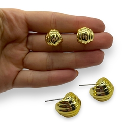 3615-DO Aros Premium Acero Dorado - comprar online