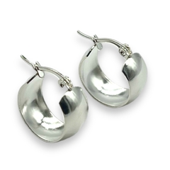 3613-PL Aros Argollas (20mm) Acero Blanco