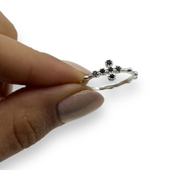 ART 58 Anillo Rosario Vasco - Variedad de Colores Plata 925 en internet