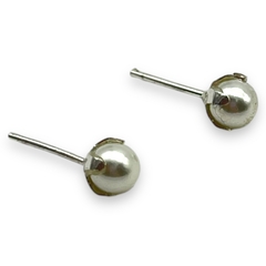 Imagen de ART-143 Aros Perlas - Variedad de Medidas Plata 925