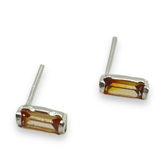 ART-129 Aros Pasantes - Variedad de Colores (8mm) Plata 925 - tienda online