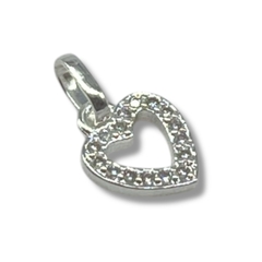 0.4 gr Dije Mini Corazon (7 mm) Plata 925