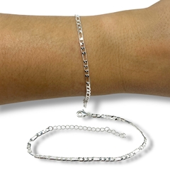 1.9 gr Pulsera Eslabones Plata 925