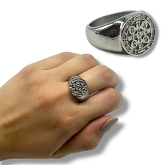 0470 Anillo San Benito CH Acero Quirúrgico Premium