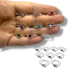 ART-194 Anillo Grifa - Variedad de Colores lata 925 - comprar online