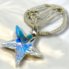 Promo 7: Estrella(25mm) + Cadena(40 cm) "Edición Única"- Últimas Unidades Plata Italia (SIN ESTUCHE)
