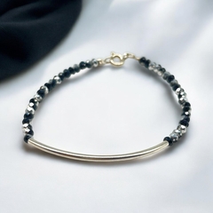 CRI 581Pulsera Piedras Degrade Grises Plata 925 - comprar online