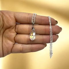 Promo 17: Gota (22mm) + Cadena(50 cm) "Edición Única"- Últimas Unidades Plata Italia (SIN ESTUCHE) - comprar online