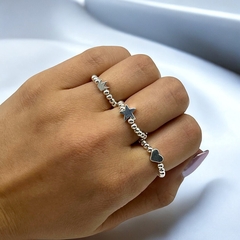 SIN-SWA Anillo Elastizado - Variedad de Modelos Plata Italiana en internet