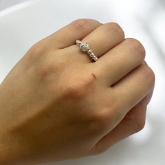 SIN-SWA Anillo Elastizado Bolita Premium Plata Italiana (SIN ESTUCHE) en internet