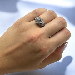 3.5 Anillo Cubics - Ultimas Unidades Plata R 925