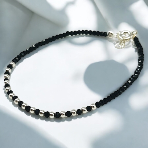SIN-293 Pulsera SWA Negro - Últimas Unidades Plata 925