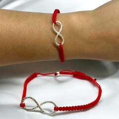 SIN-288 Pulseras (seleccionar modelo) Hilo Rojo con Bolitas en Plata 925 (UU) - tienda online