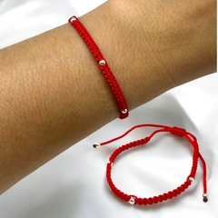 SIN-288 Pulseras (seleccionar modelo) Hilo Rojo con Bolitas en Plata 925 (UU) en internet
