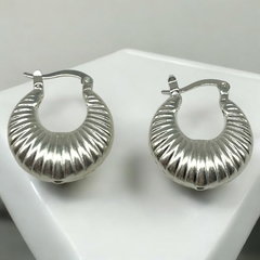 SIN-278 Aros Criollos Rallados - Últimas Unidades Plata Italiana - comprar online