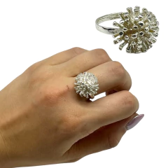 ART-203 Anillo Premium de Diseño Plata 925 (SIN ESTUCHE) en internet