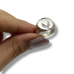 SIN-270 Anillo Inicial "M" - Últimas Unidades Plata 925