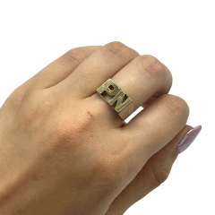SIN-275 Anillo Inicial "PN" - Últimas Unidades Plata y Oro