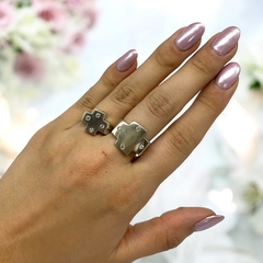 CRI 328/329 Anillo Cruz con Cubics - Variedad de Medidas Plata 925 - comprar online