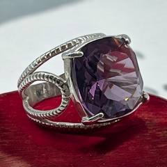 6.5 gr Anillo Piedra Violeta - Ultimas Unidades Plata R 925 (SIN ESTUCHE)