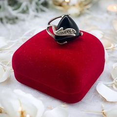 7.3 gr Anillo Piedra Negra - Ultimas Unidades Plata R 925 (SIN ESTUCHE)