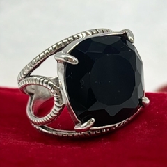 6.2 gr Anillo Piedra Negra - Ultimas Unidades Plata R 925 (SIN ESTUCHE)