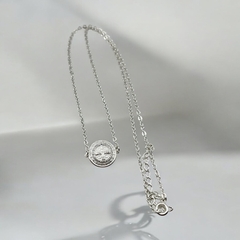 3.9 gr Cadena de 45 cm + Dije San Benito - Últimas Unidades Plata Italiana - comprar online